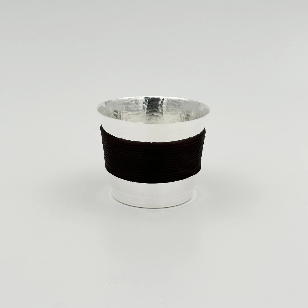 手工藤编防烫大口主人杯