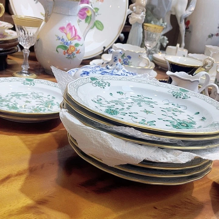 灿***灿中古一等5个草帽4个22餐盘