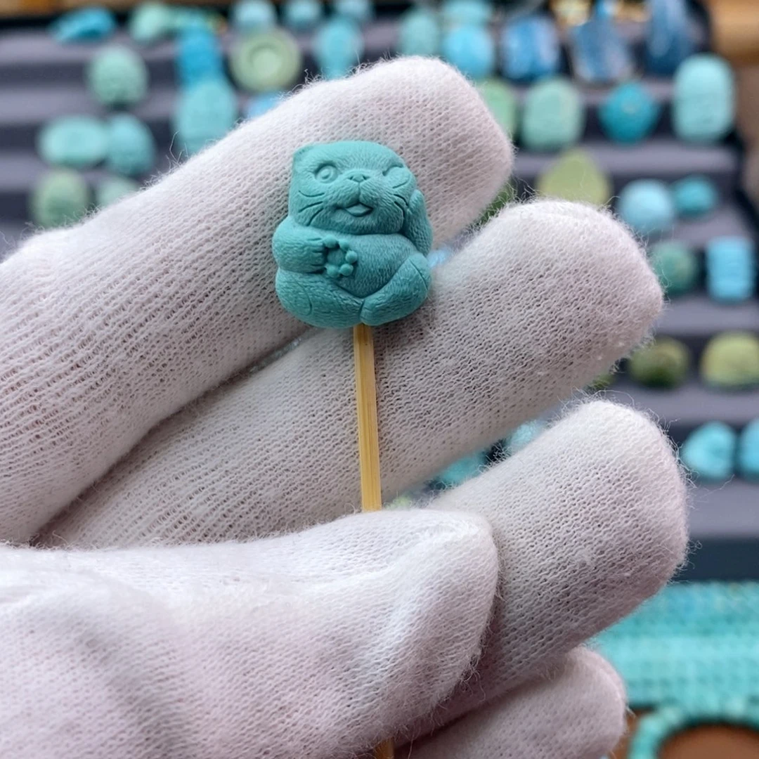 绿松石珠宝奇石未镶嵌