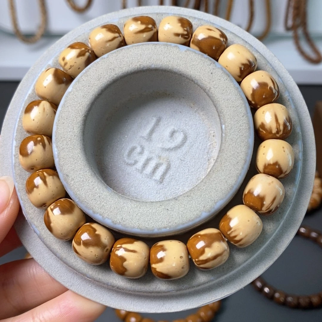 菩提手串/手链紫金鼠半实心花皮老型11+