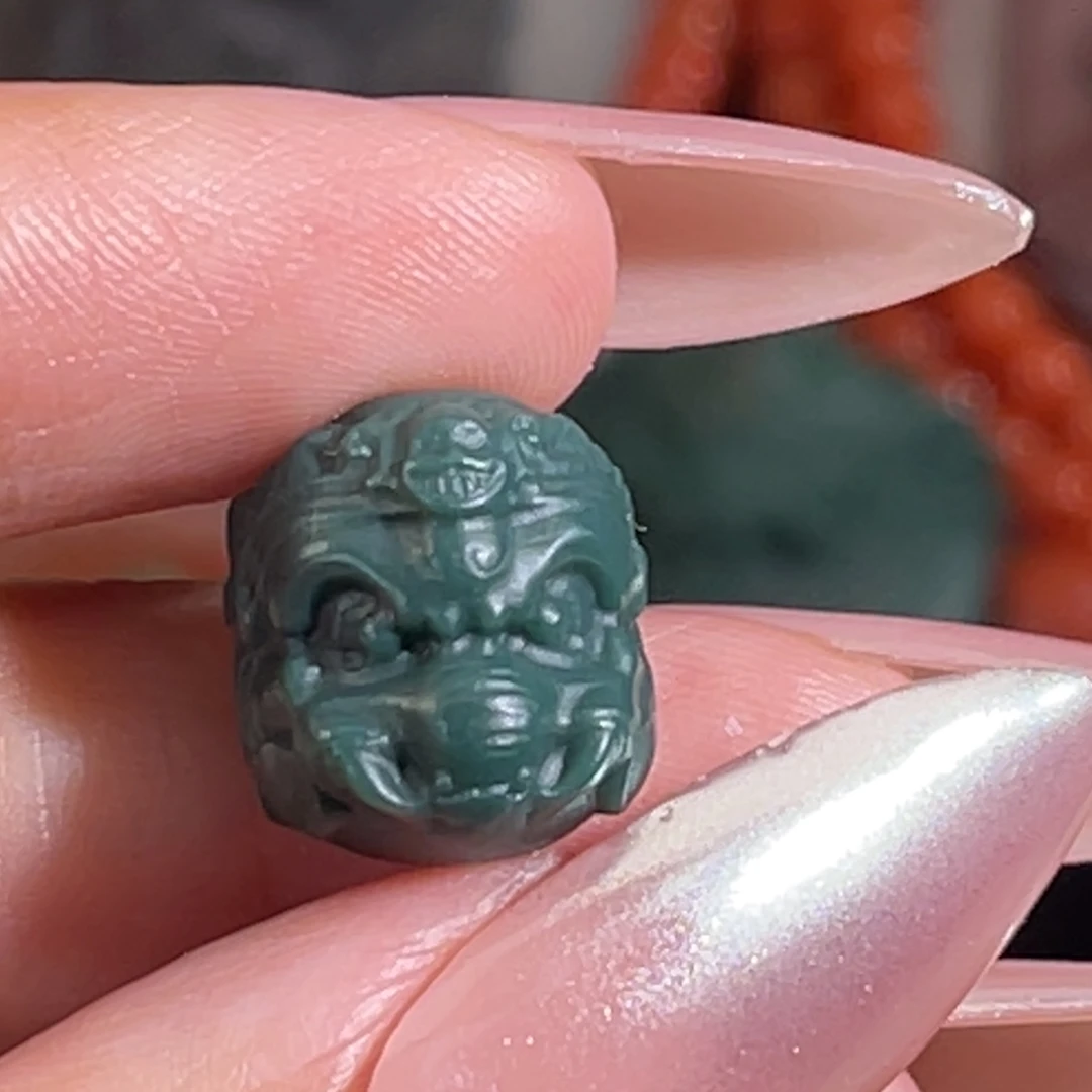 玛瑙/玉髓未镶嵌象神11.4x11.7x12.7mm