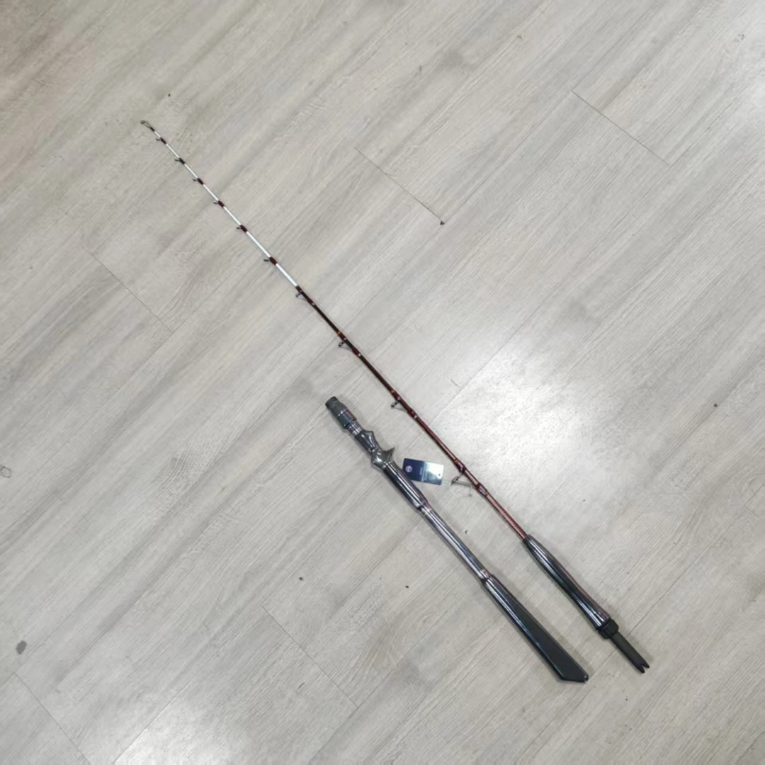 ［自信开发］海区手持轻量电绞竿1.58米适配300-500克铅坠