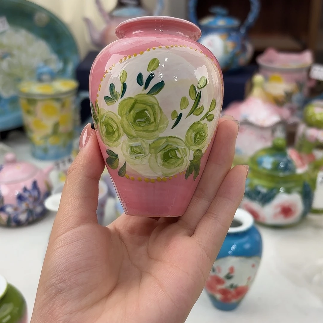 景德镇手绘高温釉下彩陶瓷茶具