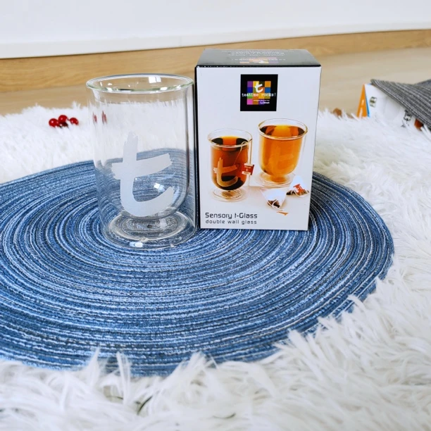 七字牛奶杯 双层隔凉隔热230ml容量2支