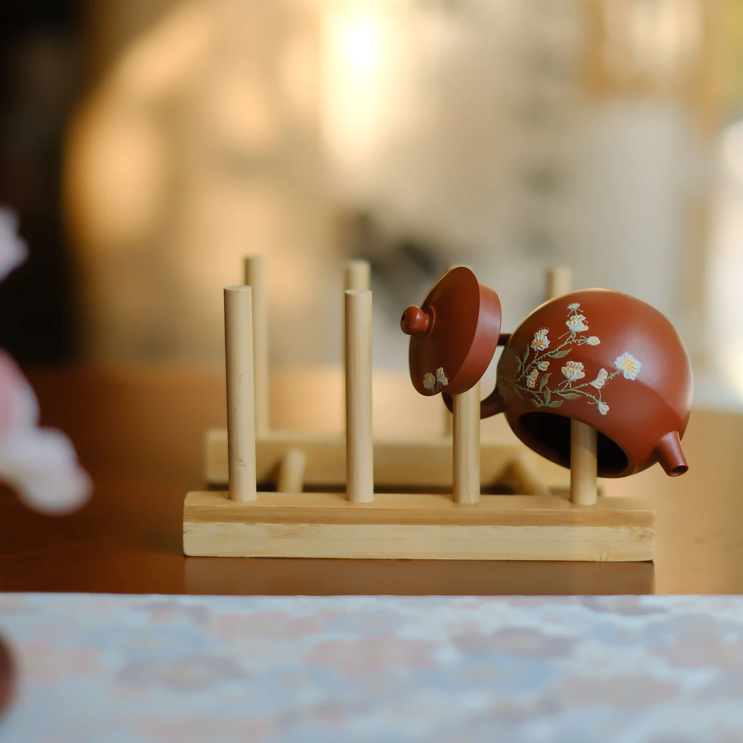 家用杯架茶具木制倒挂沥水水杯架子防尘茶杯玻璃杯创意收纳置物架