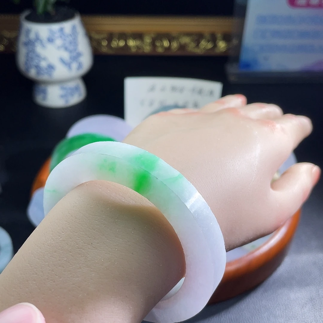 定制翡翠未镶嵌缅甸天然翡翠A货51-54