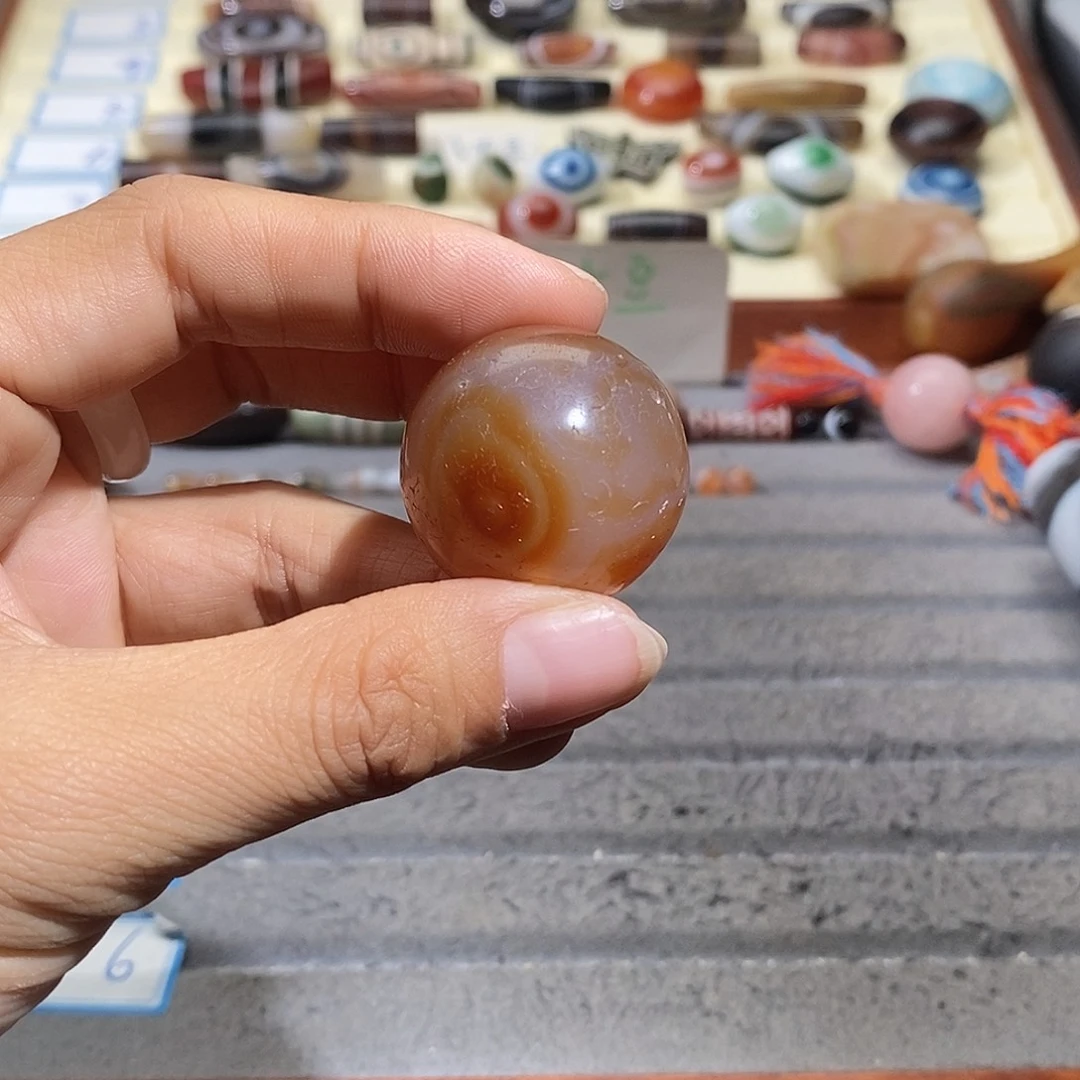 星***月玛瑙/玉髓合金颈饰