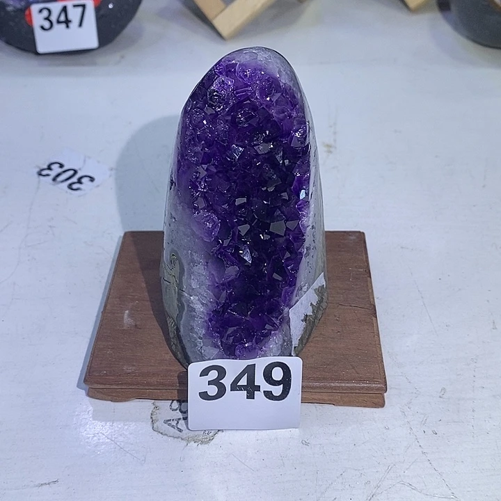珠宝半成品未镶嵌紫晶349