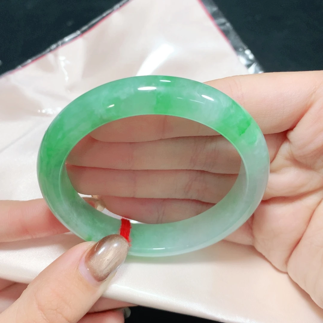 翡翠未镶嵌手镯53圈1288