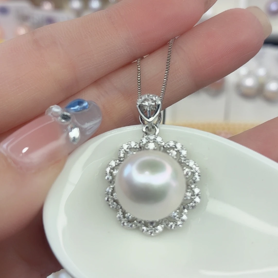 合金淡水珍珠颈饰