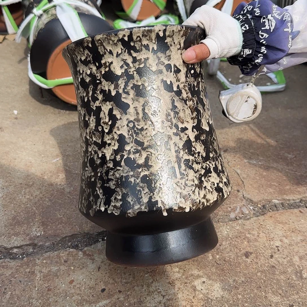 紫砂花盆王嫂花盆0716-145高30口20