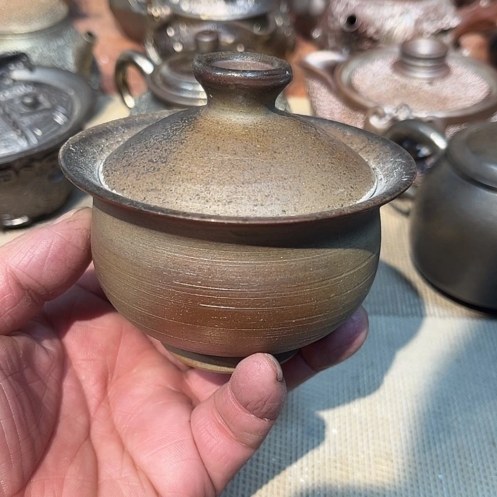 柴烧裸烧茶具福利078