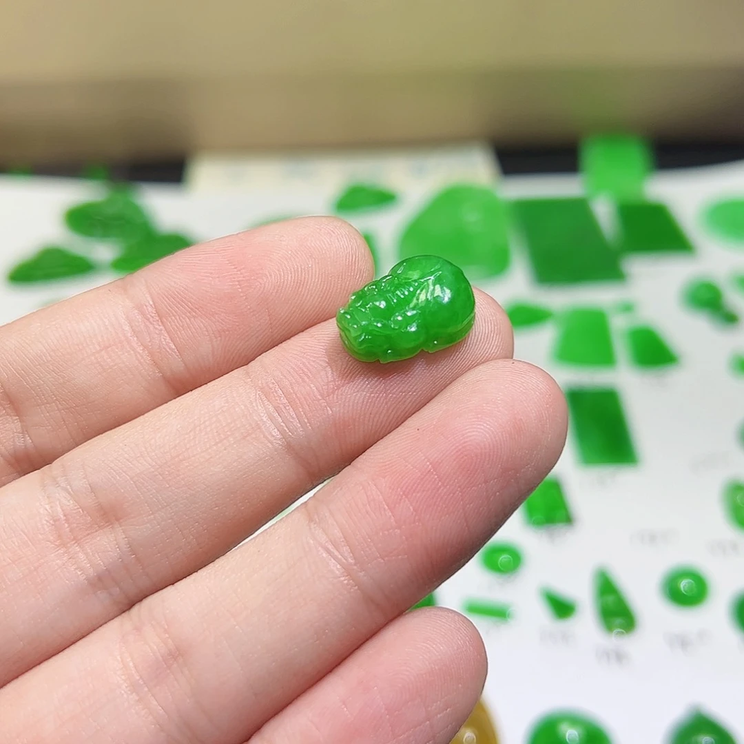 裸石翡翠用****3天然缅甸A货翡翠