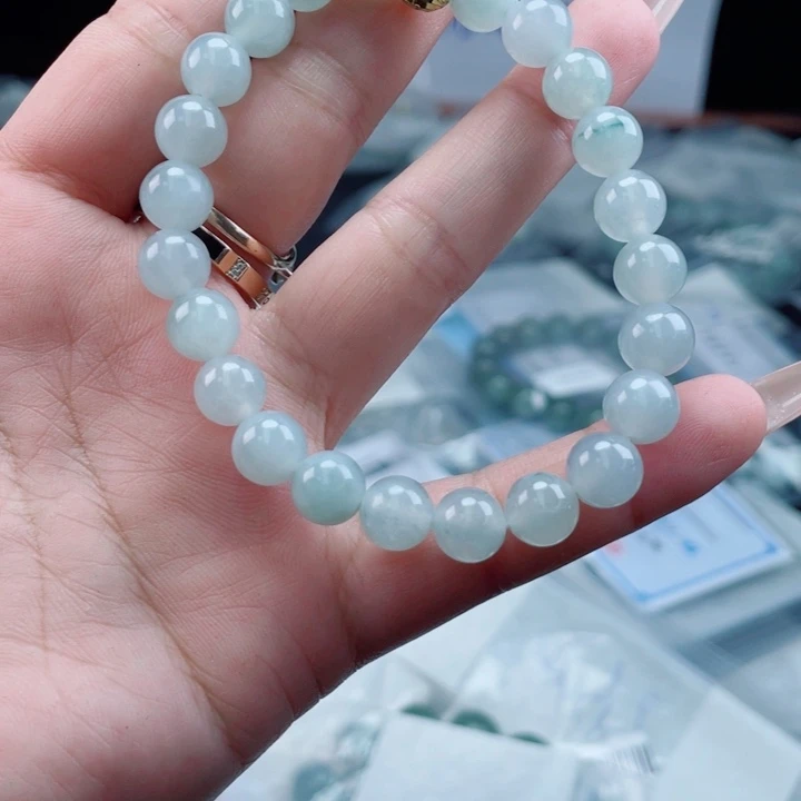 未镶嵌定制翡翠珠串