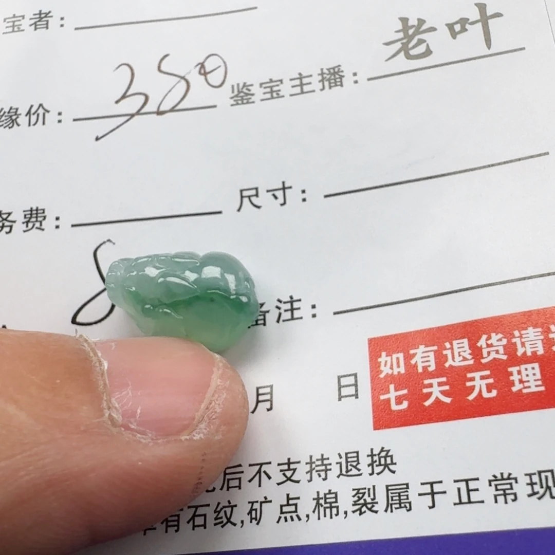 翡翠未镶嵌颈饰99000099