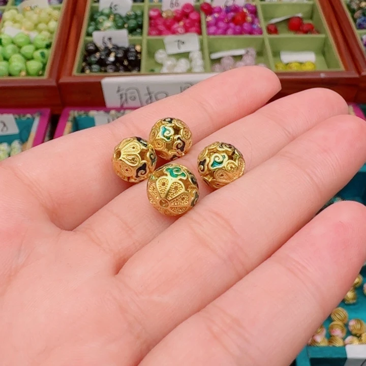 圆珠扣铜扣压襟盘扣