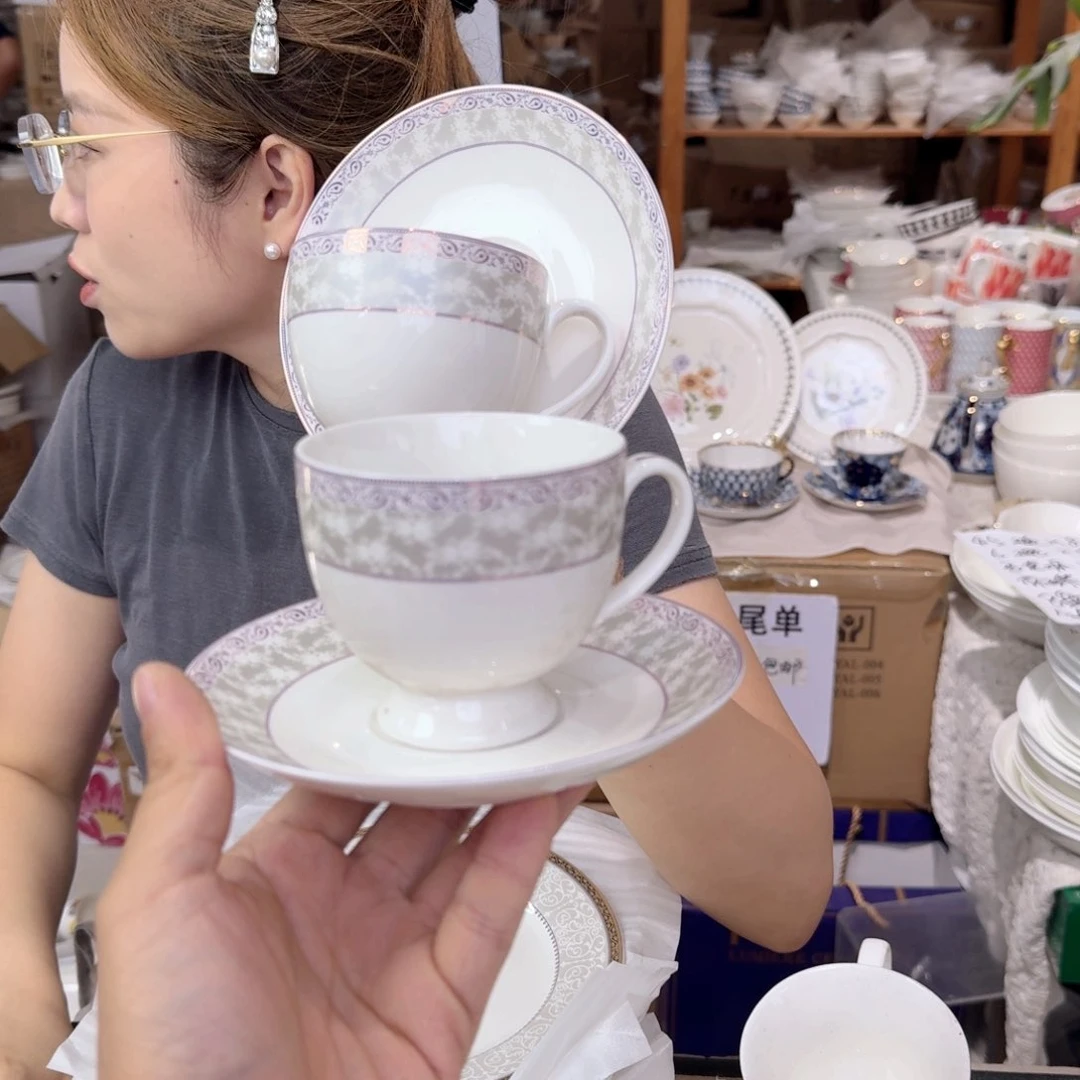 骨瓷220ml咖啡杯碟4套（8件）