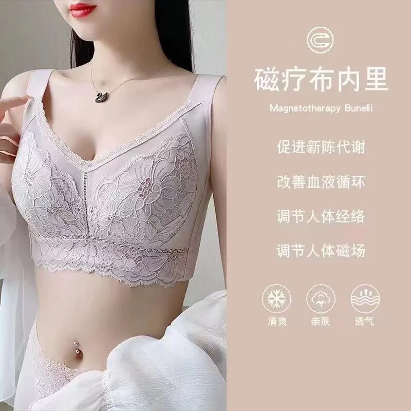 调整型软钢圈夏季大胸显小内衣女全罩杯薄款收副乳防下垂矫正大码