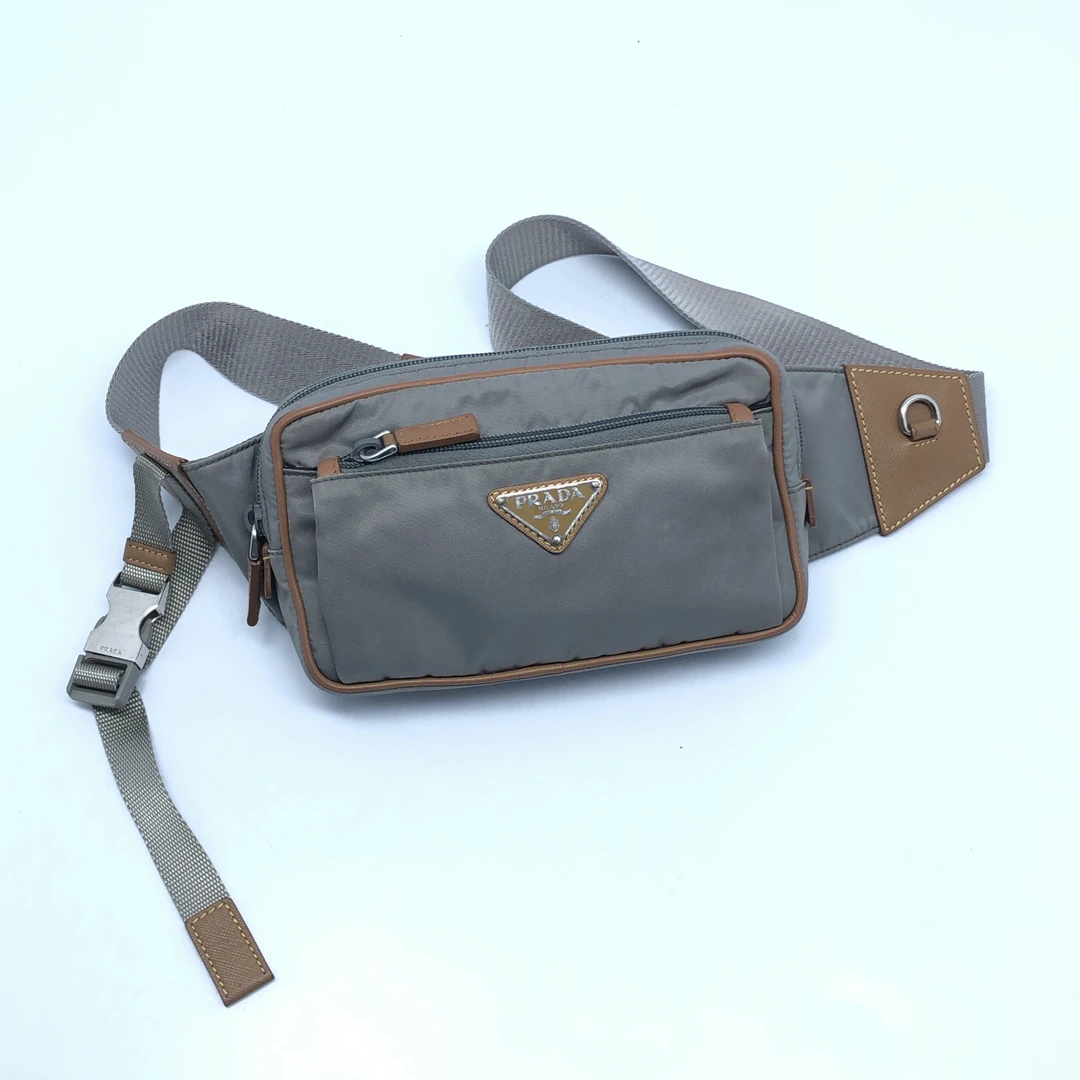 95新 Prada/普拉达 尼龙胸腰包/4088号