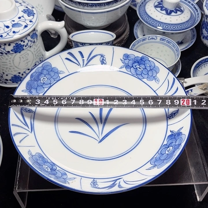 碗手绘木棉花八寸盘