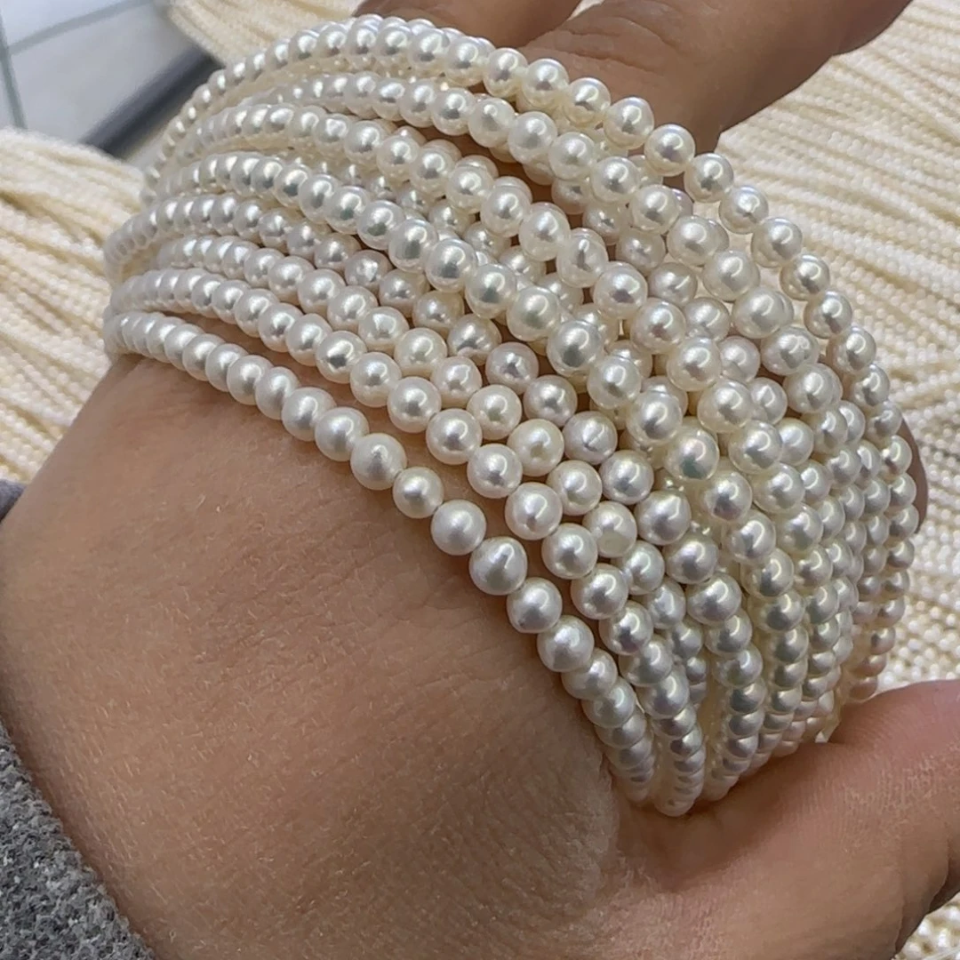 未镶嵌淡水珍珠3/4mm福利