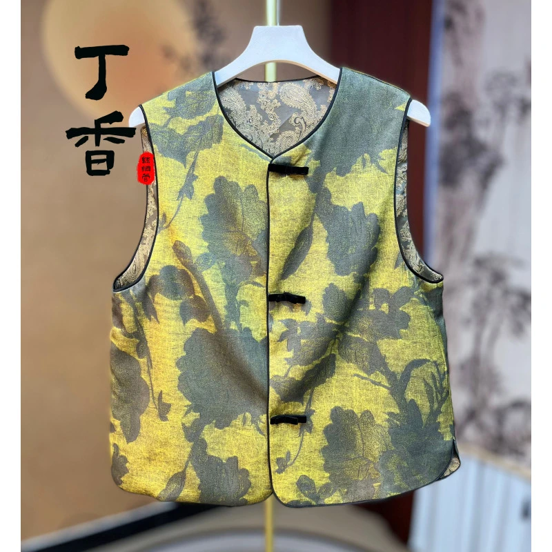 529高端重磅提花新款时尚百搭经典高级马甲精品