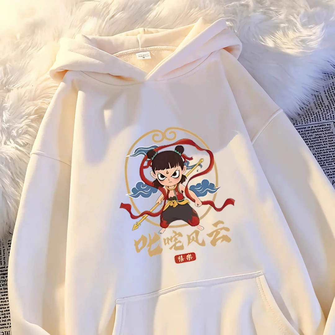 男童女童连帽卫衣加绒春秋款2025卡通印花韩版宽松学生上衣童装