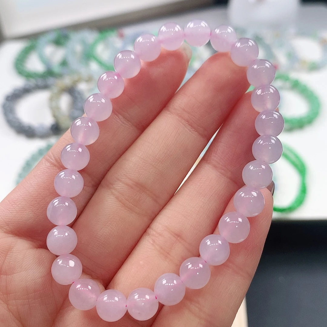 翡翠未镶嵌手链7mm