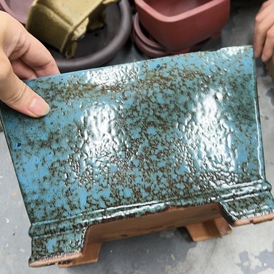 紫砂花盆漂亮漂亮