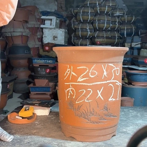 紫砂花盆高兰盆一个