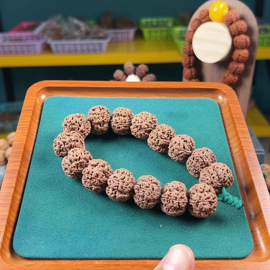 金刚菩提手串龙牙深沟18X23