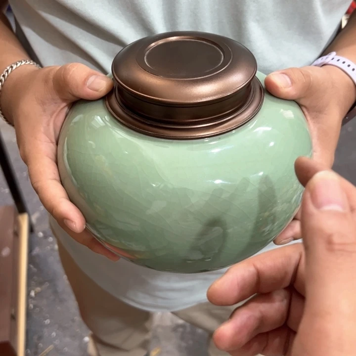 瑕疵福利品陶瓷茶叶罐