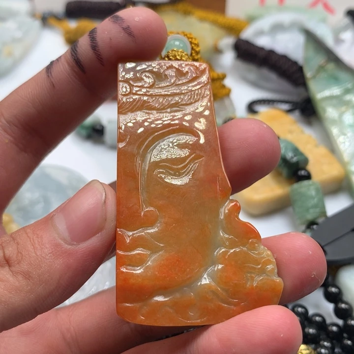 颈饰未镶嵌翡翠保真天然a货翡翠