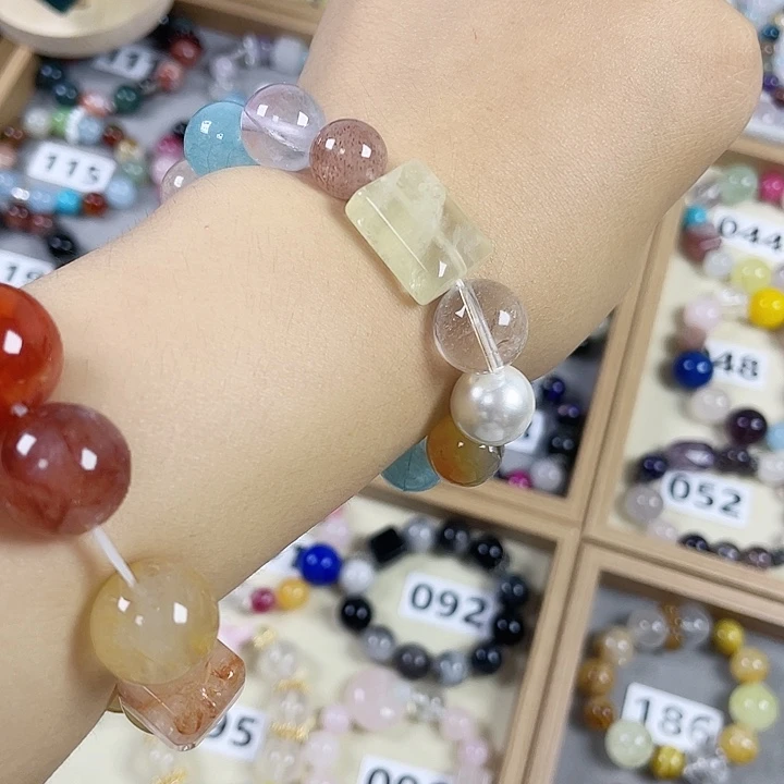 银S925镶嵌手链水晶