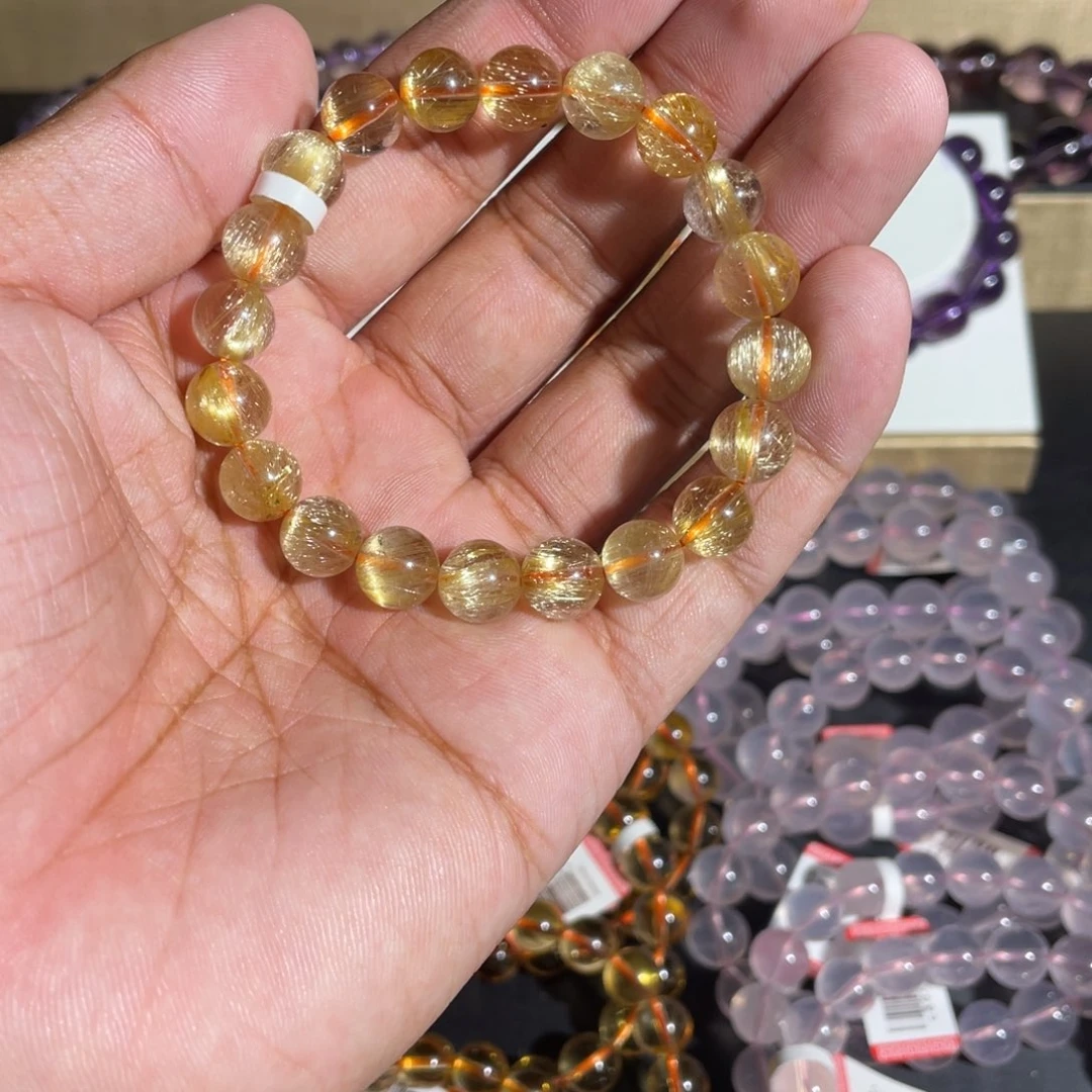 水晶未镶嵌手链发晶