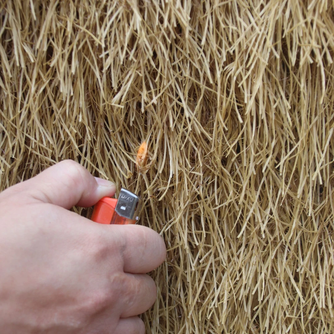 防阻燃仿真茅草屋顶民宿户外塑料毛草凉亭帐篷专用屋顶