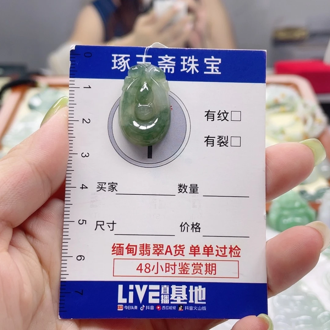 颈饰未镶嵌翡翠如意