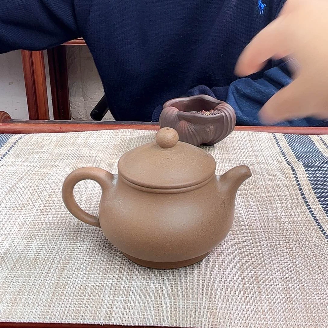 紫砂茶壶宜兴老段泥180c
