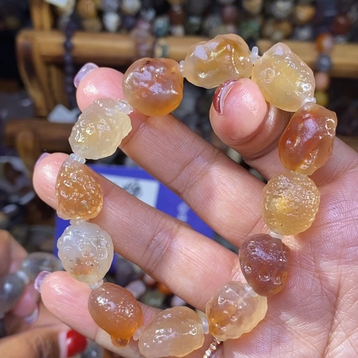 玛瑙/玉髓珠宝半成品未镶嵌Y****9