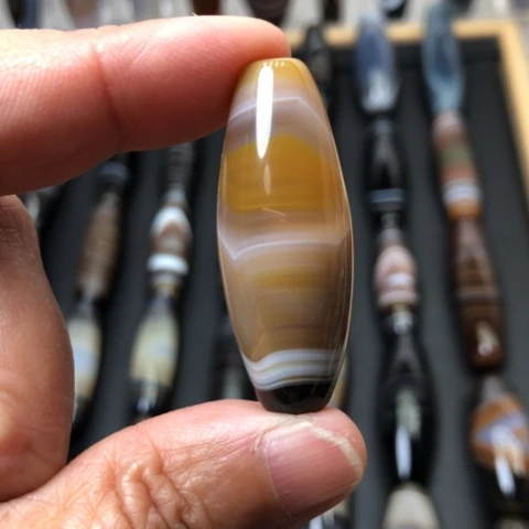 玛瑙/玉髓未镶嵌吊坠(不含链)