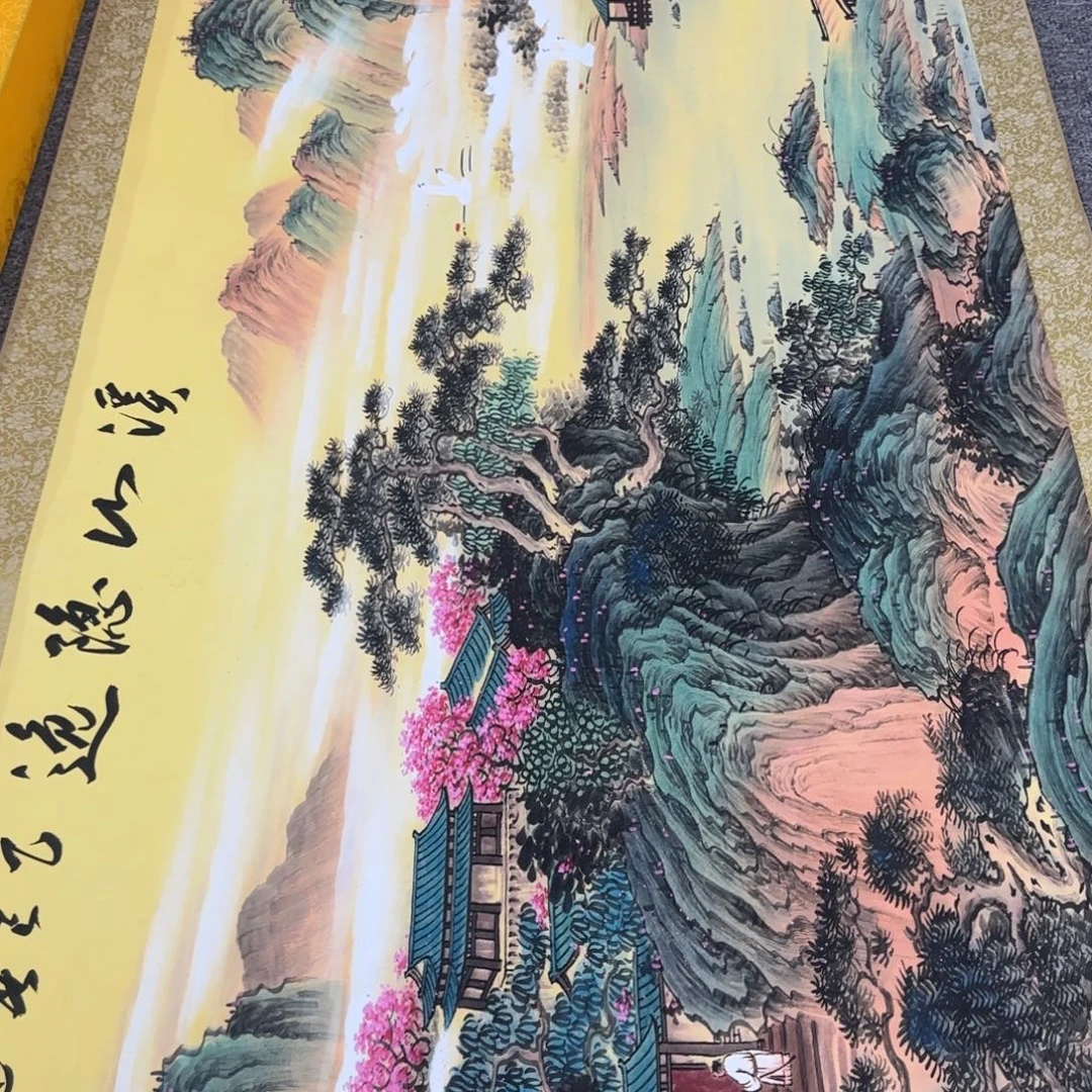国画QC原创横山水作品！带证书！限购一单