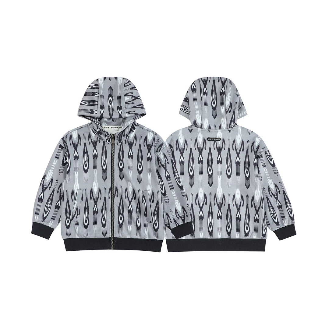 BH-BLACK儿童款开衫卫衣<BH25221>