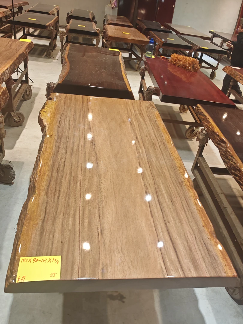 非洲进口整板纯原木大板桌，书桌、餐桌、茶桌