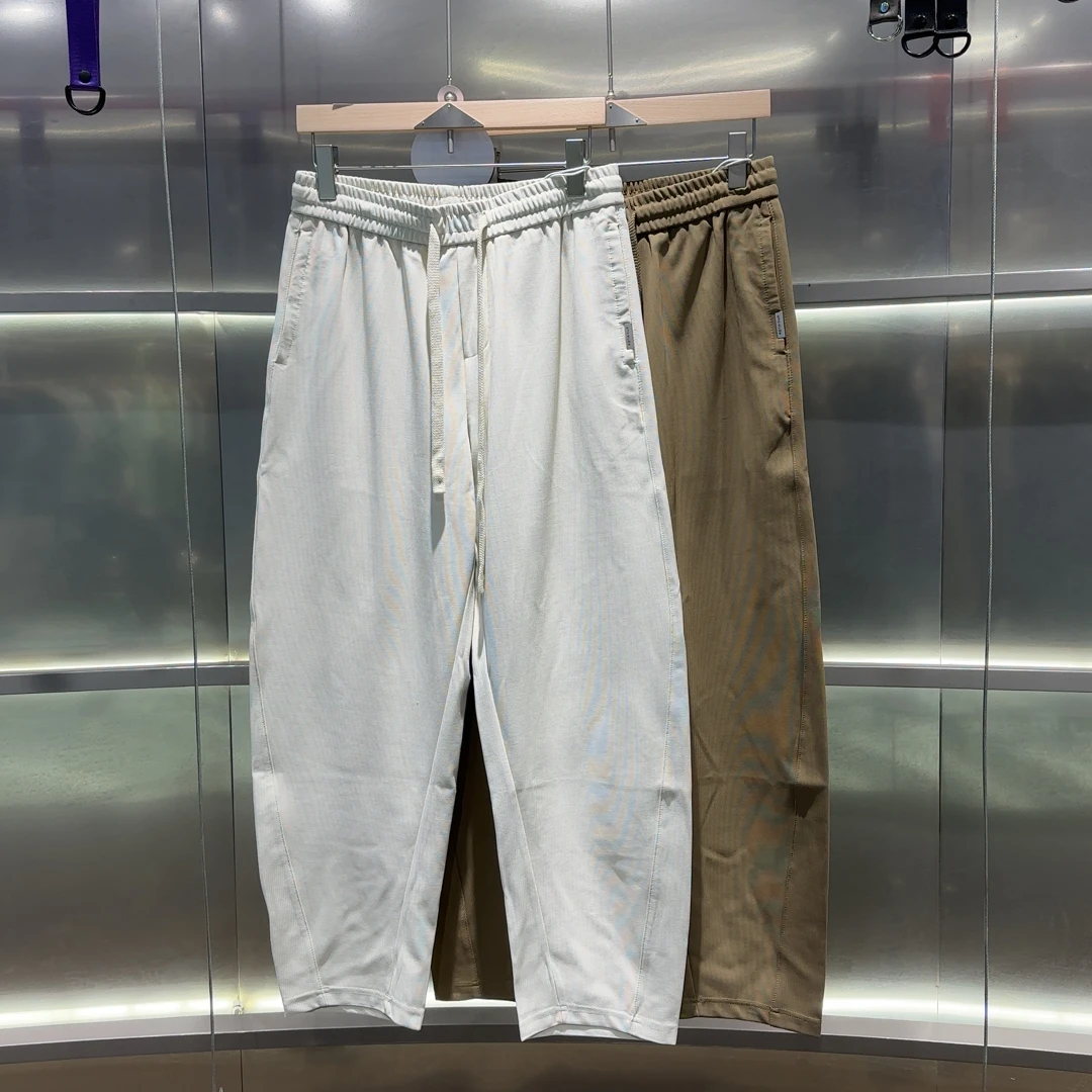 911男款潮牌抽绳束脚裤子男生春夏季宽松运动休闲裤0818