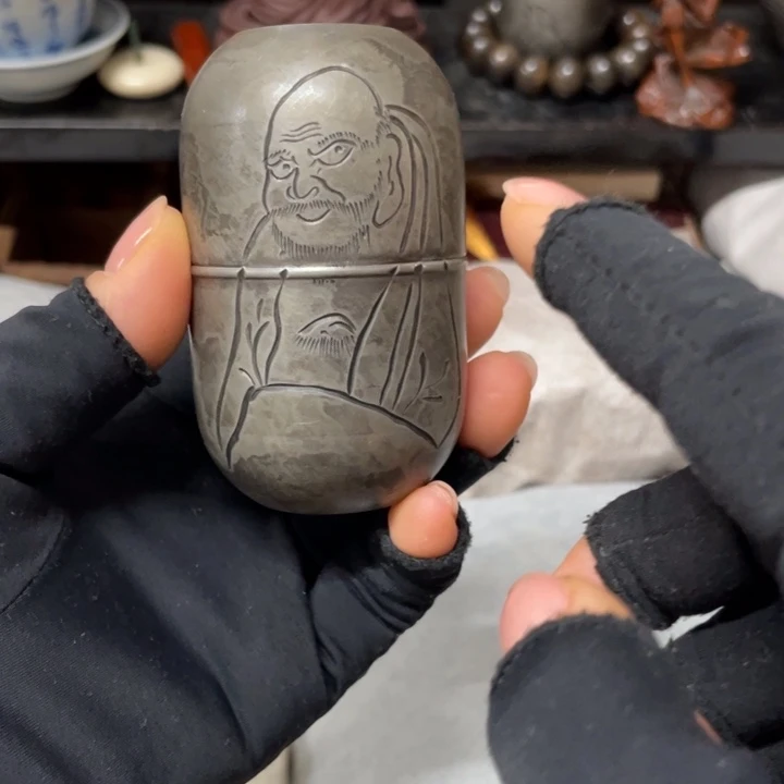 锡中古工艺品摆件