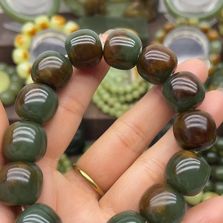 和田玉未镶嵌手链