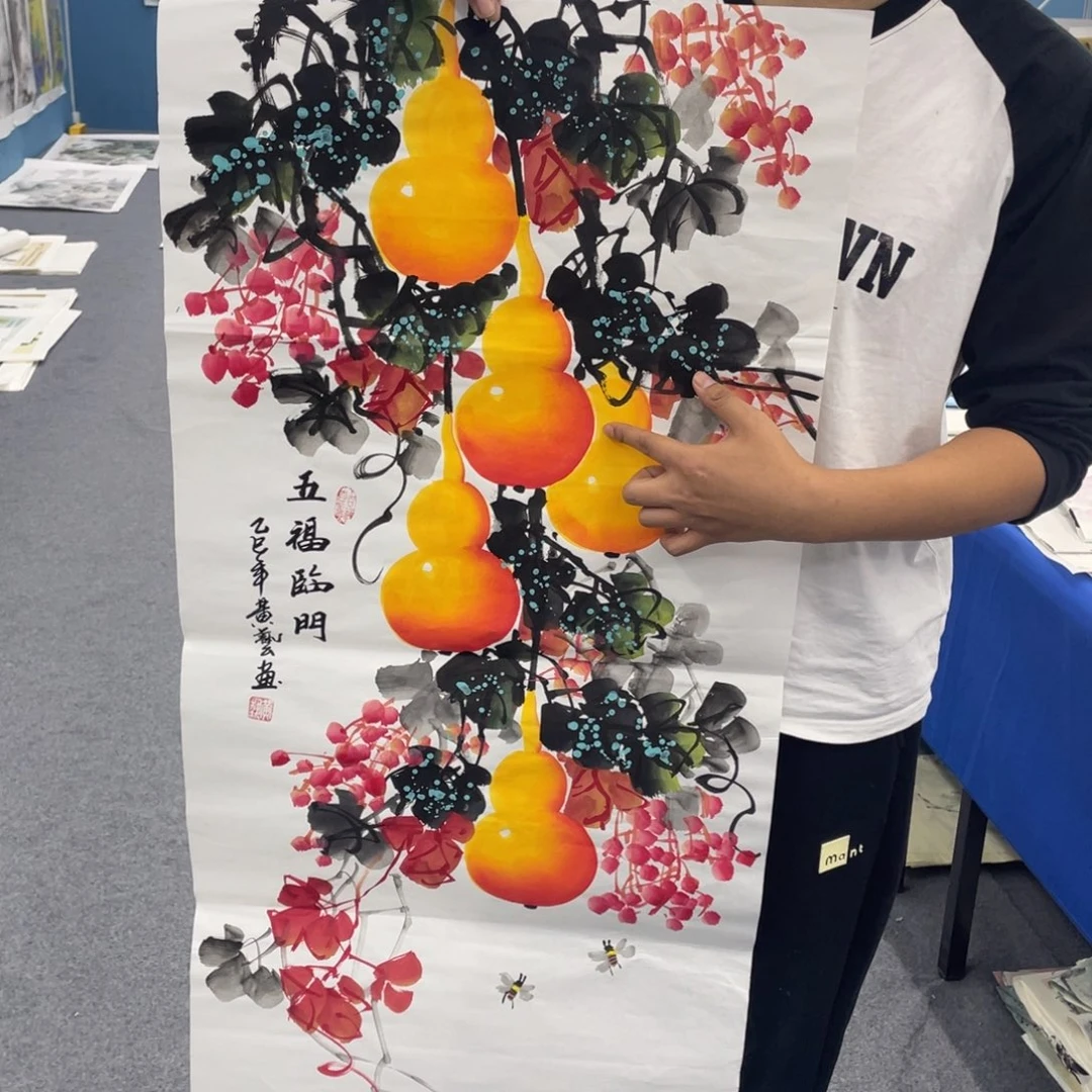 国画手绘国画欣赏一下