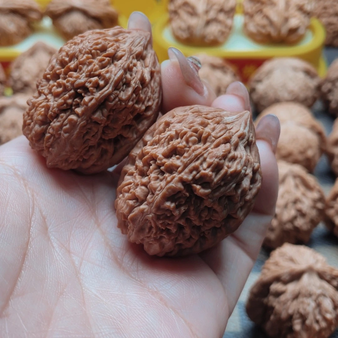 炮***邰桃核把件大蒜头全品