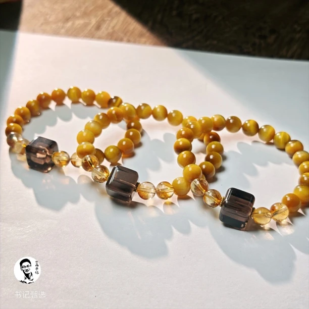 【书记甄选】原创虎眼石单圈手链 多样性发一件 约7-11mm 6920TT