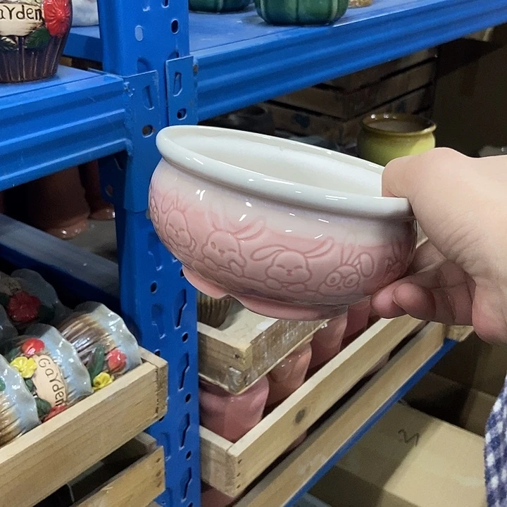 花盆单场满9.9发货13.5×7粉